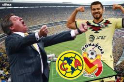 El equipo de Miguel Herrera tendrá que hacer la hombrada y revertir el 0-2 que tiene en contra frente a Monarcas. El partido arranca a las 6:30 PM y este sería el 11 que perfilan las águilas.