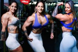 Hülda López posó para el lente de Diario DIEZ en el gimnasio en el que se ha convertido en una de las chicas fitt más reconocidas de Honduras. Fotos: Neptalí Romero.