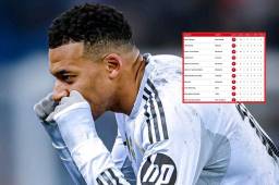 Kylian Mbappé sigue sumando goles en la temporada en la Liga Española.