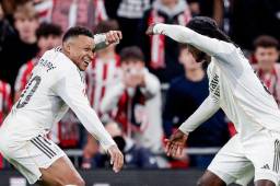 Real Madrid, tras doblete de Mbappé, goleó al Athletic y mete presión a Barcelona en el liderato de la Liga Española