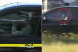 Messi fue increpado por un fanático y al parecer no le gustó lo que le gritaron.