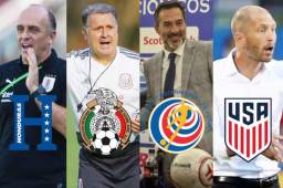 Fabián Coitio, Gerardo Martino, Gustavo Matosas y Gregg Berhalter llevarán a estas representaciones a Catar 2022.