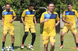 Alfredo Mejía, Maxi Callorda, Jairo Puerto y Johnny Leverón son los refuerzos de lujo de Real España.