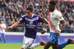 Andy Najar se luce ante el Brujas en Bélgica.