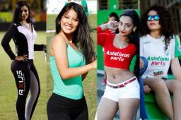 Las bellas damas nunca fallan en cada jornada de la Liga Nacional de Honduras y esta no fue la excepción.