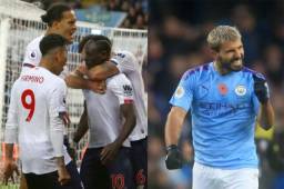 Liverpool y Manchester City siguen con su batalla en la Premier League de Inglaterra.