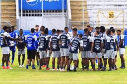 La Selección de Honduras a nivel Sub-23 estará trabajando en San Pedro Sula de cara al Preolímpico de Concacaf. Fotos DIEZ