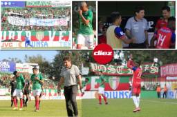 Olimpia venció 2-1 al Marathón en el Yankel Rosenthal en el arranque de la segunda vuelta del Clausura 2020. Estas son las postales que captó el lente de DIEZ del clásico. Fotos Melvin Cubas y Neptalí Romero
