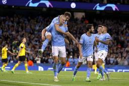 Erling Haaland no celebreó el tanto por el pasado que tuvo con el equipo que lo vio crecer, Borussia Dortmund.