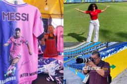 La periodista Emma Ramos y el fotógrafo Neptalí Romero estarán informándonos de todo lo que pase en el amistoso entre Inter Miami y El Salvador.