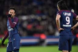 Neymar y Cavani comandan el ataque del PSG.
