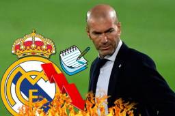 Zinedine Zidane está en la cuerda floja. El DT del Real Madrid podría tener las semanas contadas en el club español.