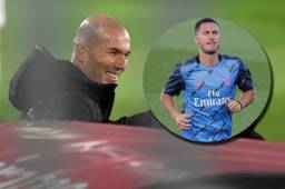 Zidane decidió no darle minutos a Hazard, pese a que el belga ya se encuentra totalmente recuperado.