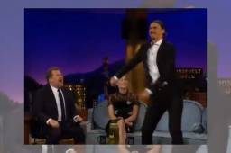 Zlatan Ibrahimovic se puso a bailar en vivo en el programa Late Late Show.