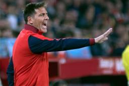 El anuncio de la enfermedad de Berizzo es un duro golpe para el equipo sevillista. Foto AFP