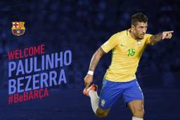 Paulinho dejó el fútbol de China para recalar en el de España. Barcelona es su nueva casa.