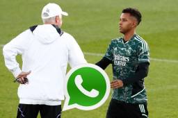 Rodrygo se ‘quejó’ en WhatsApp porque no fue incluida su sigla en el trío ‘BMV’ del Real Madrid: Ancelotti habló del caso