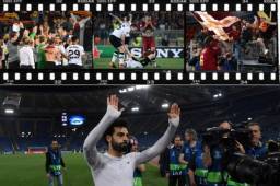 Las imágenes más curiosas que dejó el dramático partido entre la Roma y el Liverpool. La afición del club italiano soprendió con su enorme gesto: Agradecieron el esfuerzo de sus jugadores.