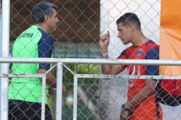 El portero Harold Fonseca no cuenta para Diego Vázquez en el Motagua y no fue inscrito en el primer equipo. Foto Ronald Aceituno