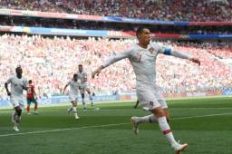 Cristiano Ronaldo lleva cuatro goles en el Mundial de Rusia 2018.
