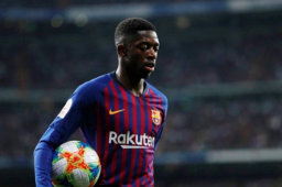 Dembélé se lesionó el pasado 13 de marzo contra el Lyon en Champions.