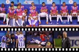 Este es el futuro de Honduras. Así era la banca de la Selección de Honduras en el primer tiempo. Fabián Coito hizo el cambio de cinco jovencitos que le dieron la vuelta al partido. Reinaldo Rueda explotó de furia.