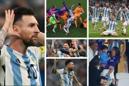 Lionel Messi y Argentina explotaron en felicidad tras la sufrida clasificación a semifinales al superar a Países Bajos en penales. Así se vivió el juego en postales.