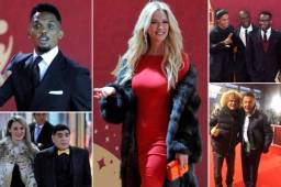 Estas son algunas de las figuras que han aparecido en la alfombra roja previo a ingresar al sorteo del mundial de Rusia 2018.
