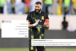 Benzema manda un mensaje de apoyo a Palestina y jugador de Israel lo insulta en cinco idiomas diferentes