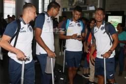 Motagua se desplazó a Panamá con el objetivo de conseguir un resultado positivo en la ida de semifinales de Liga Concacaf. Fotos Ronald Aceituno