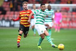 Emilio Izaguirre jugó los últimos 12 minutos del juego ante Hamilton Academical. Foto AFP