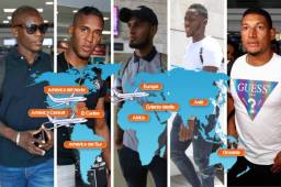 Los legionarios han tenido que viajar por muchas horas para llegar a San Pedro Sula y concentrarse con la Bicolor.