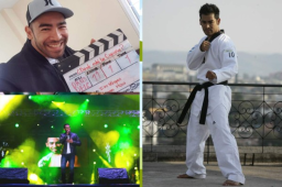 El atleta Miguel Ferrera espera destacar en la música y cine como lo ha hecho en el taekwondo.