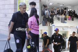 Olimpia viajó desde Toncontín rumbo a Belice para enfrentar al Port Layola. Foto: Estalin Irías.