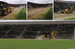 Se puso en marcha la segunda etapa de remodelación del estadio de La Paz. El mismo contará con una pista de atletismo.