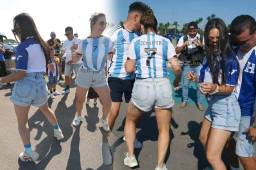 ¡Qué belleza! Imperdible pelea de baile punta entre hondureña y argentina a las afueras del Hard Rock de Miami
