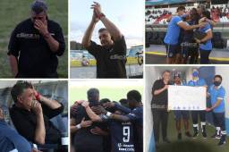 Entre lágrimas, desde el banco y una cariñosa despedida: así vivió Diego Vázquez su último juego con Motagua