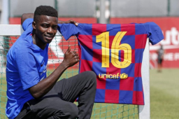 El futbolista ya tuvo participación con el primer equipo del Barcelona la campaña pasada.