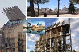 Los hinchas del Atlético de Madrid se muestran nostálgicos con las imágenes del Vicente Calderón, que ya solo tiene una grada. Estos son los últimos días del histórico estadio.