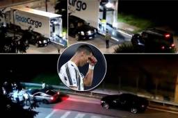 Una reconocida compañía de mudanzas se llevó los carros de Cristiano Ronaldo de Turín.