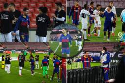 El equipo catalán goleó al Getafe en el Camp Nou (5-2) y Messi se llevó los reflectores con su doblete y porque uno de sus tantos lo festejó con un joven desconocido. Pura risas del argentino durante el pasillo.