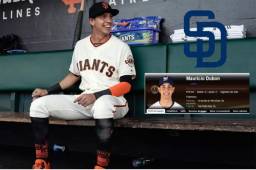 Mauricio Dubón estará en el engramado del Oracle Park con la novena de Gigantes de San Francisco que juegan ante Padres de San Diego por las Grandes Ligas.