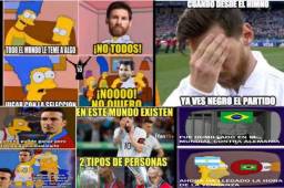 Nuevo fracaso de Messi con Argentina, luego de ser eliminados de la Copa América 2019 a manos de Brasil en semifinales. No se salvan de las burlas.