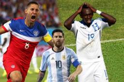 Estados Unidos y Honduras son dos de las selecciones que en este momento pelean por el repechaje; Argentina está ubicada en puestos de repesca en Conmebol.