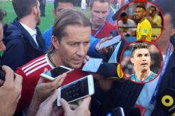 Salgado no pudo dejar de hablar del tema de Cristiano Ronaldo.