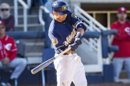 El pelotero sampedrano Mauricio Dubón se rompió los ligamentos de la rodilla y se pierde toda la temporada. Foto cortesía