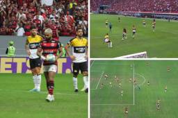 Insólito penal marcado en el fútbol brasileño que benefició al Flamengo y da la vuelta al mundo