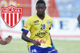 El delantero hondureño del Victoria, Carlos Bernárdez, estaría viajando en los primeros días de mayo a México para unirse al Necaxa. Foto DIEZ