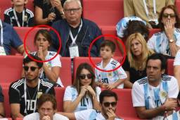 Antonella Roccuzzo sufrió al ver a la Selección Argentina eliminada de Rusia 2018. FOTOS: Cortesía El Clarín