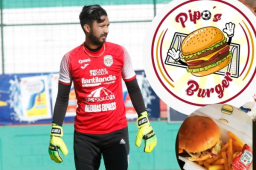 Roberto 'Pipo' López ha emprendido su propio negocio de venta de hamburguesas en San Pedro Sula, luego se suspendiera el torneo de la Liga Nacional.